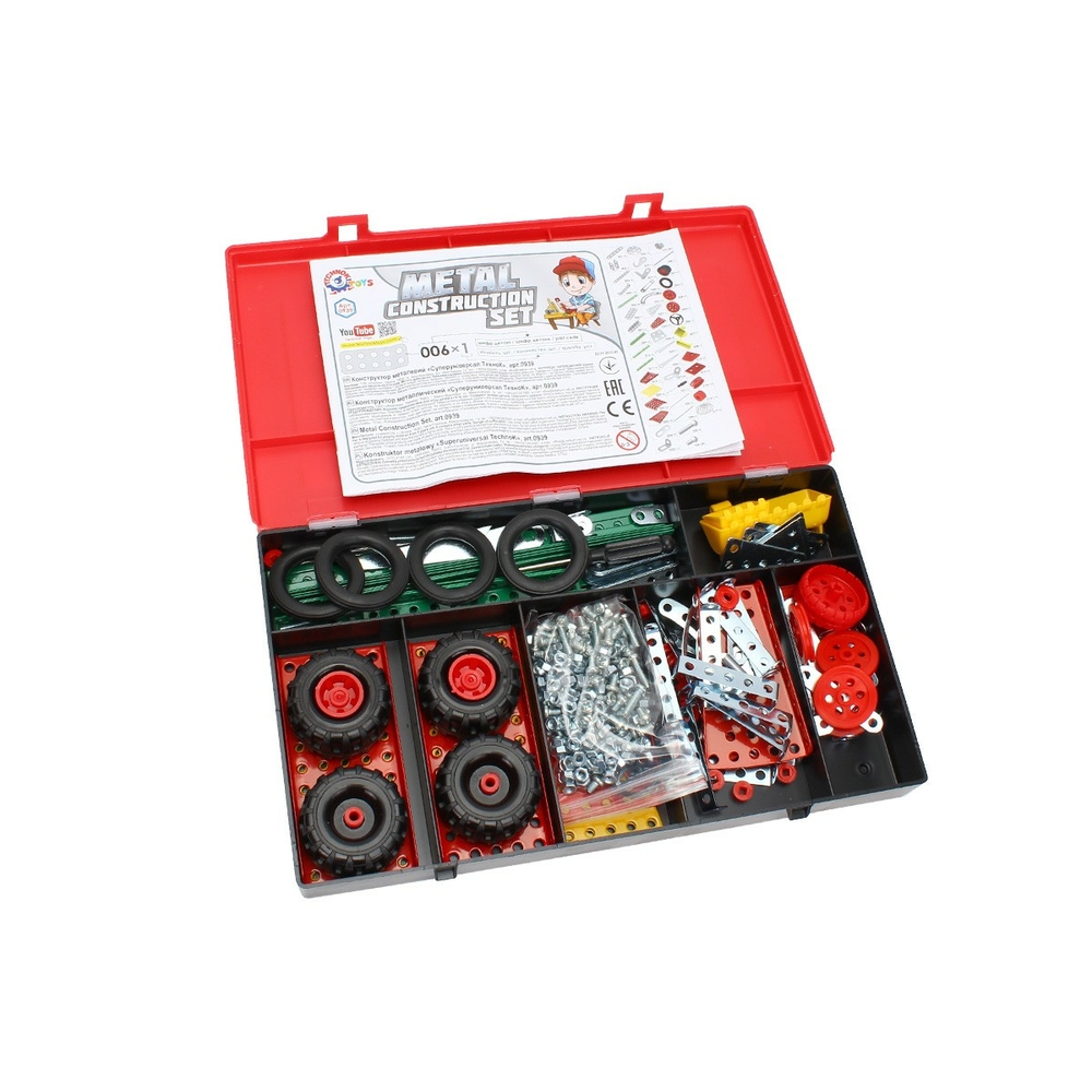 Фото, Відеоогляди конструктор металевий "суперуніверсал технок", арт.0939