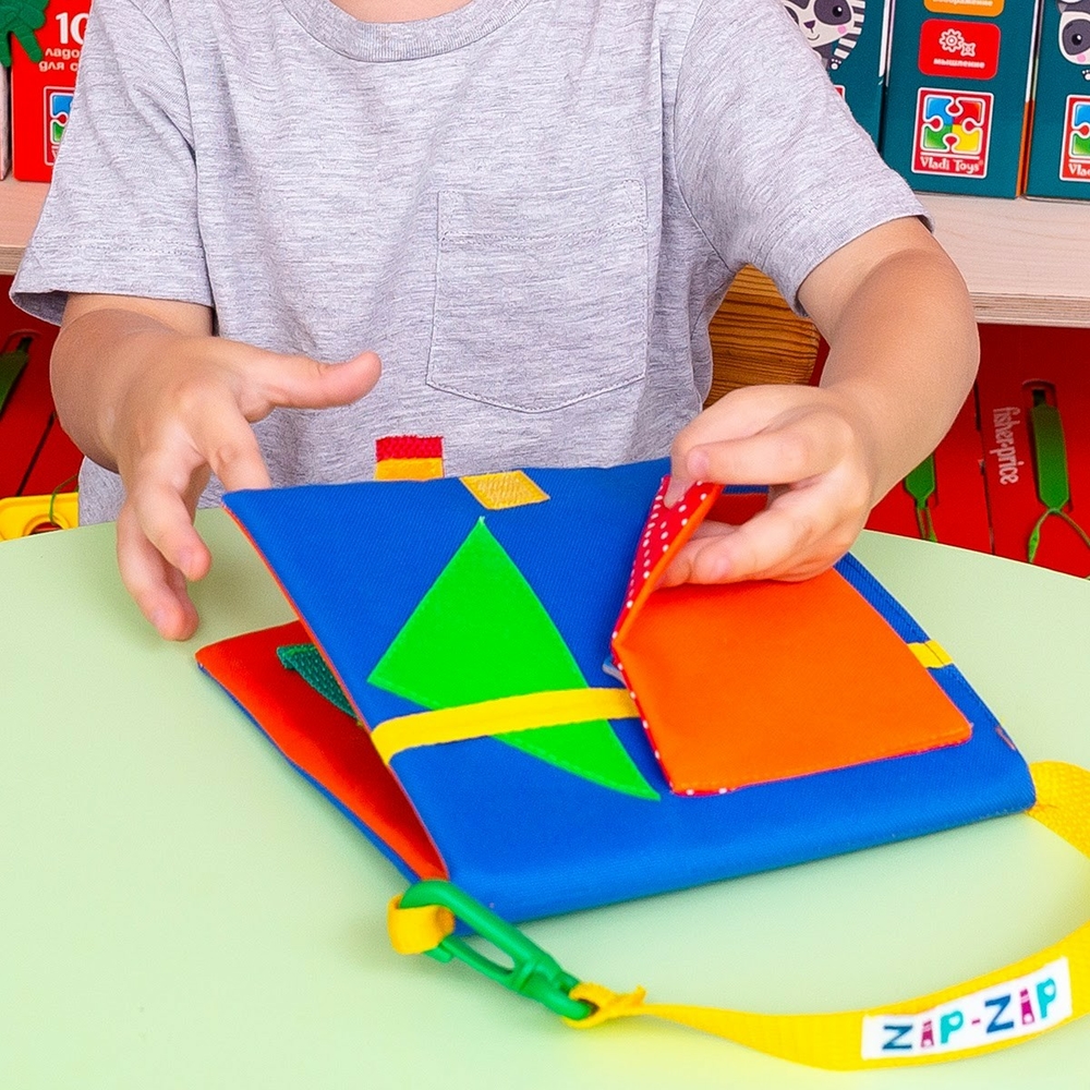 Фото, Видеообзоры бізіборд із застібками "бізікнижечка. кошеня" roter kafer rz1001-04