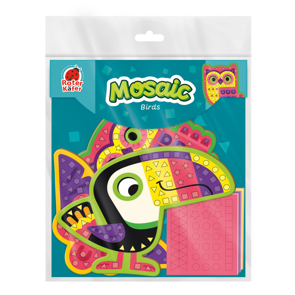 Фото, Відеоогляди набір для творчості roter käfer м'яка мозаїка. птахи. rk8010-09