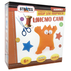 Набір для творчості Strateg шиємо самі Котик українською мовою іп-09