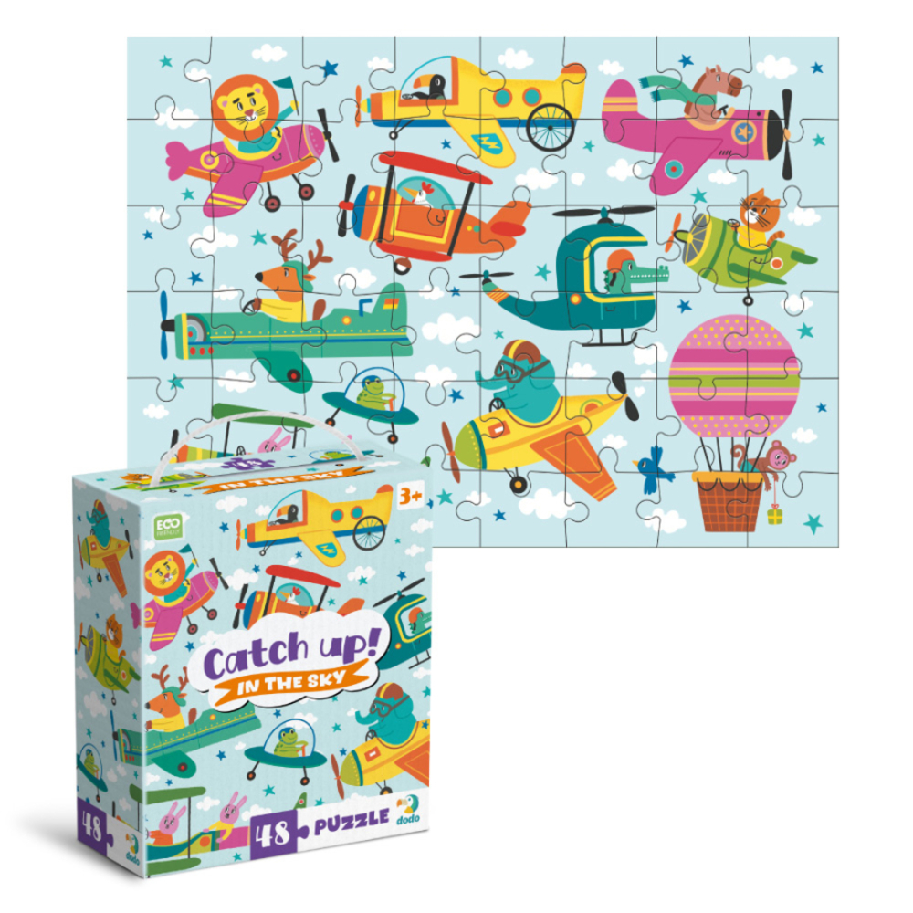 Фото, Видеообзоры пазл dodo наздоганяй! у небі