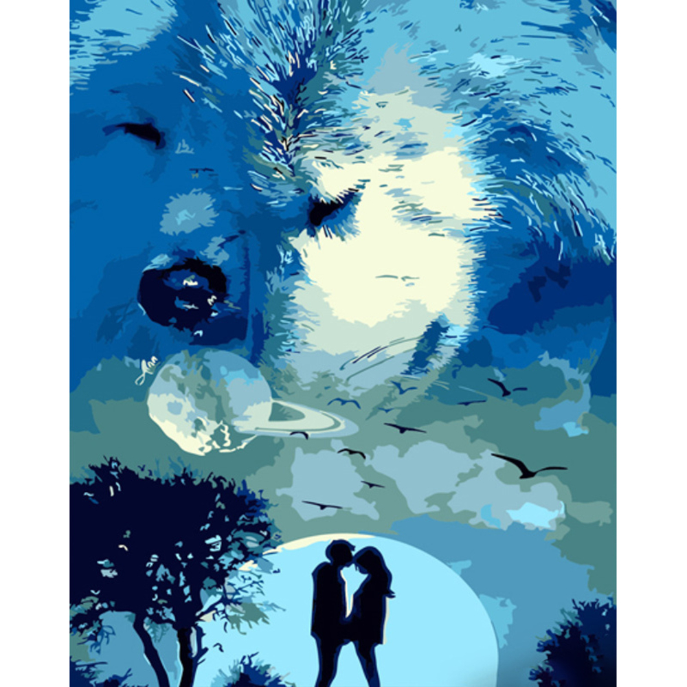 Фото, Відеоогляди картина за номерами strateg преміум вірна пара розміром 40х50 см (gs949)