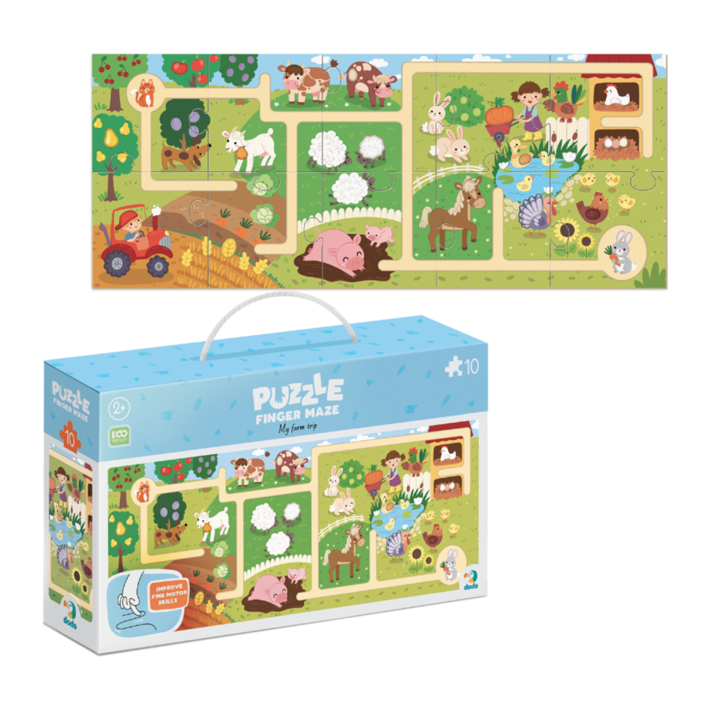 Фото, Відеоогляди пазл-лабіринт dodo моя мандрівка фермою