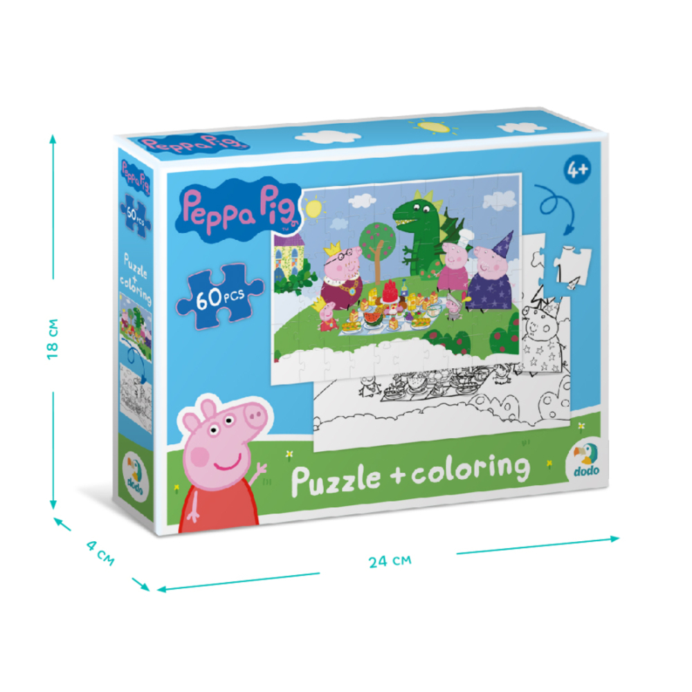 Фото, Видеообзоры пазл 2в1 dodo peppa pig казковий пікнік