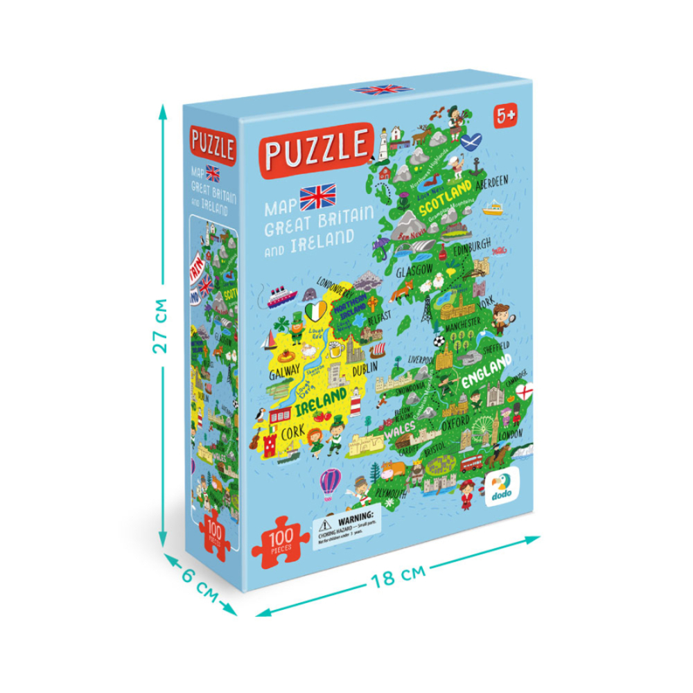 Фото, Видеообзоры пазл dodo мапа великобританії та ірландії