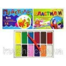 Пластилін 12кол. 
