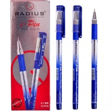 Ручка I-Pen прозр.корпус черный колпачок упак.12шт.стержень черный