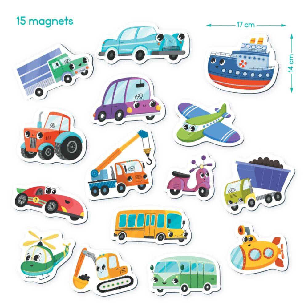 Фото, Видеообзоры набір магнітів dodo транспорт