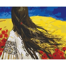 Картина 6542 Вільна українка 40*50см