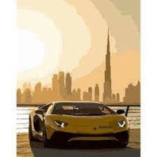 Картина 239 Авто в Дубаї 40*50см