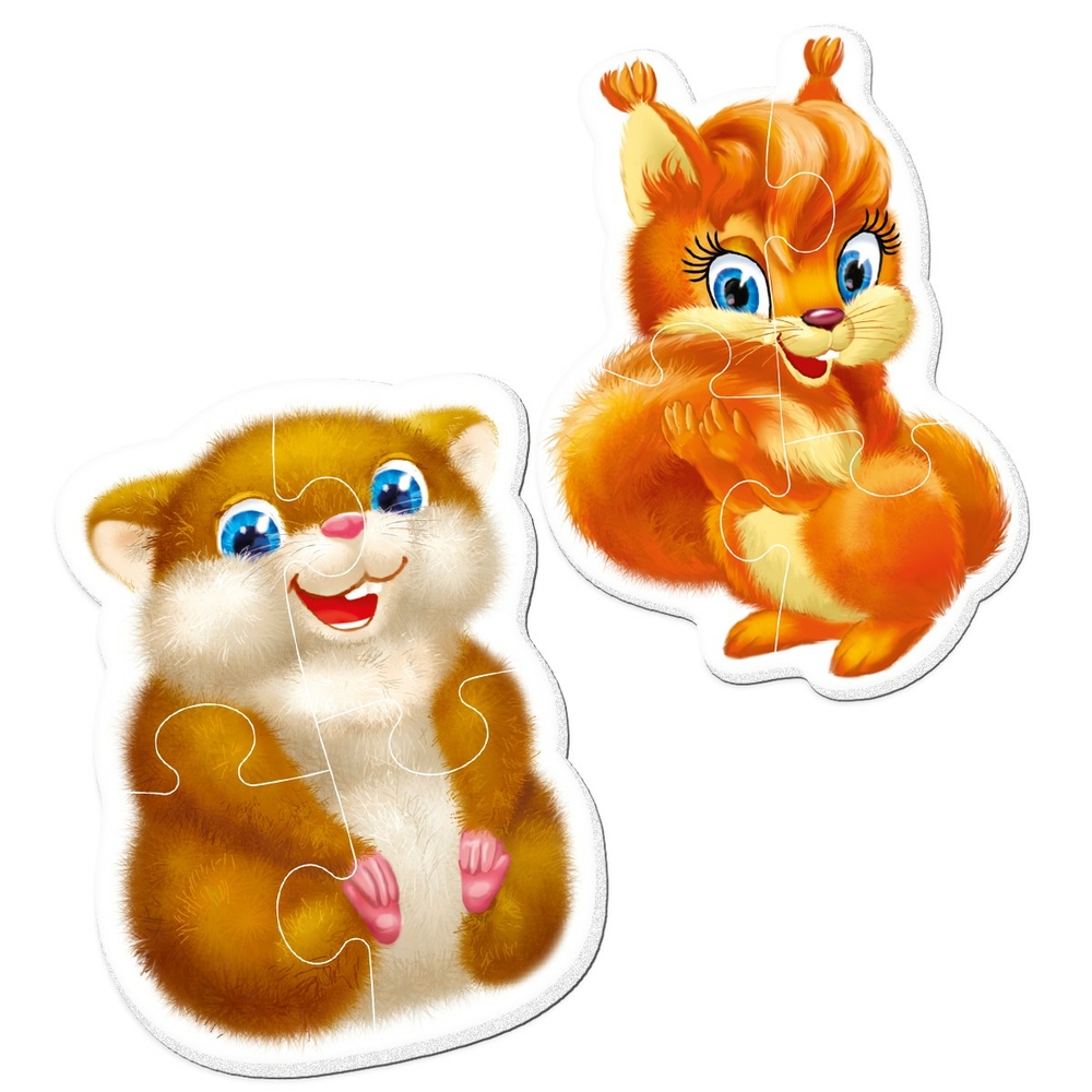 Фото, Видеообзоры гра розвиваюча vladi toys магнітні бейбі пазли «пухнастики» vt3208-18