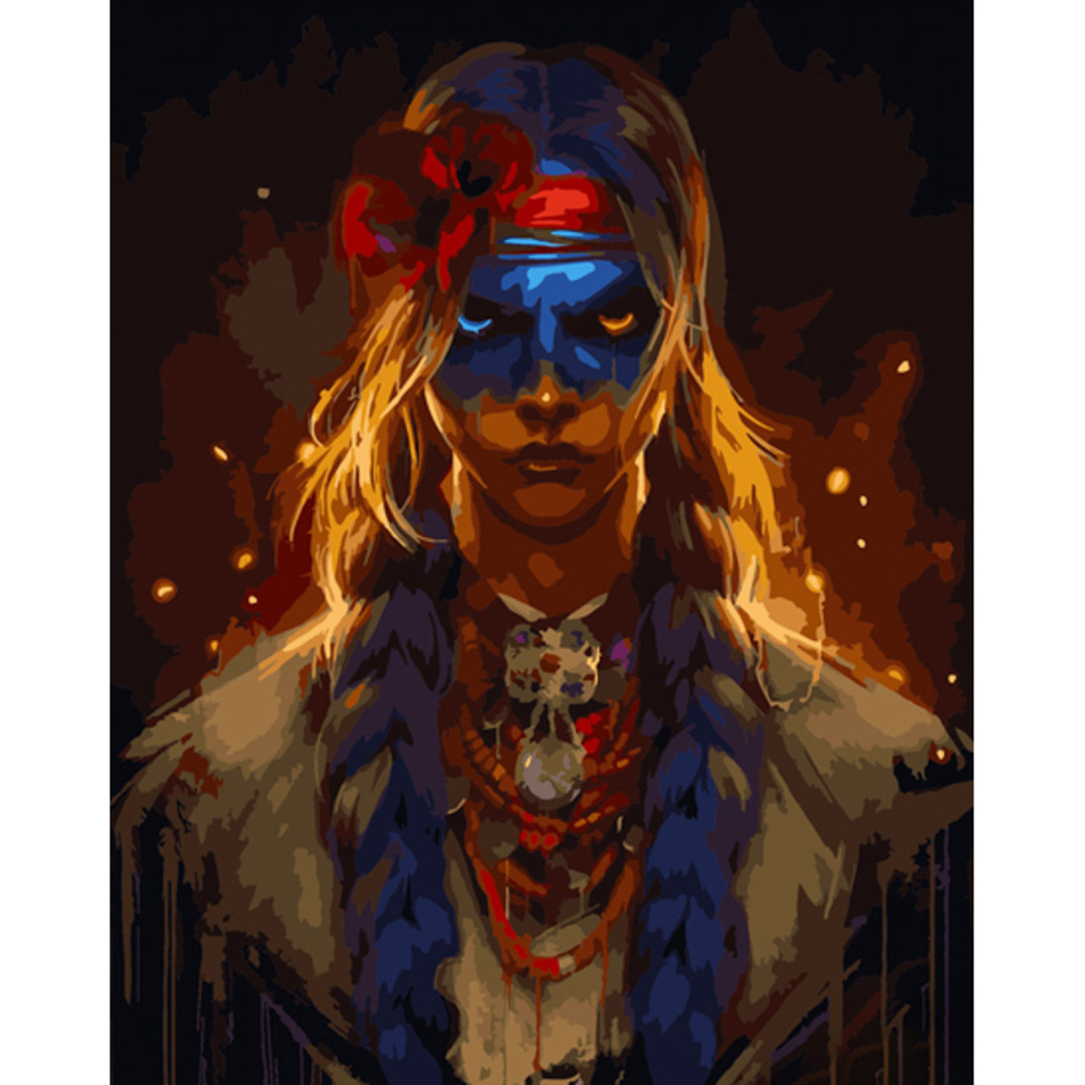 Фото, Відеоогляди картина за номерами strateg преміум суровий погляд розміром 40х50 см (gs813)