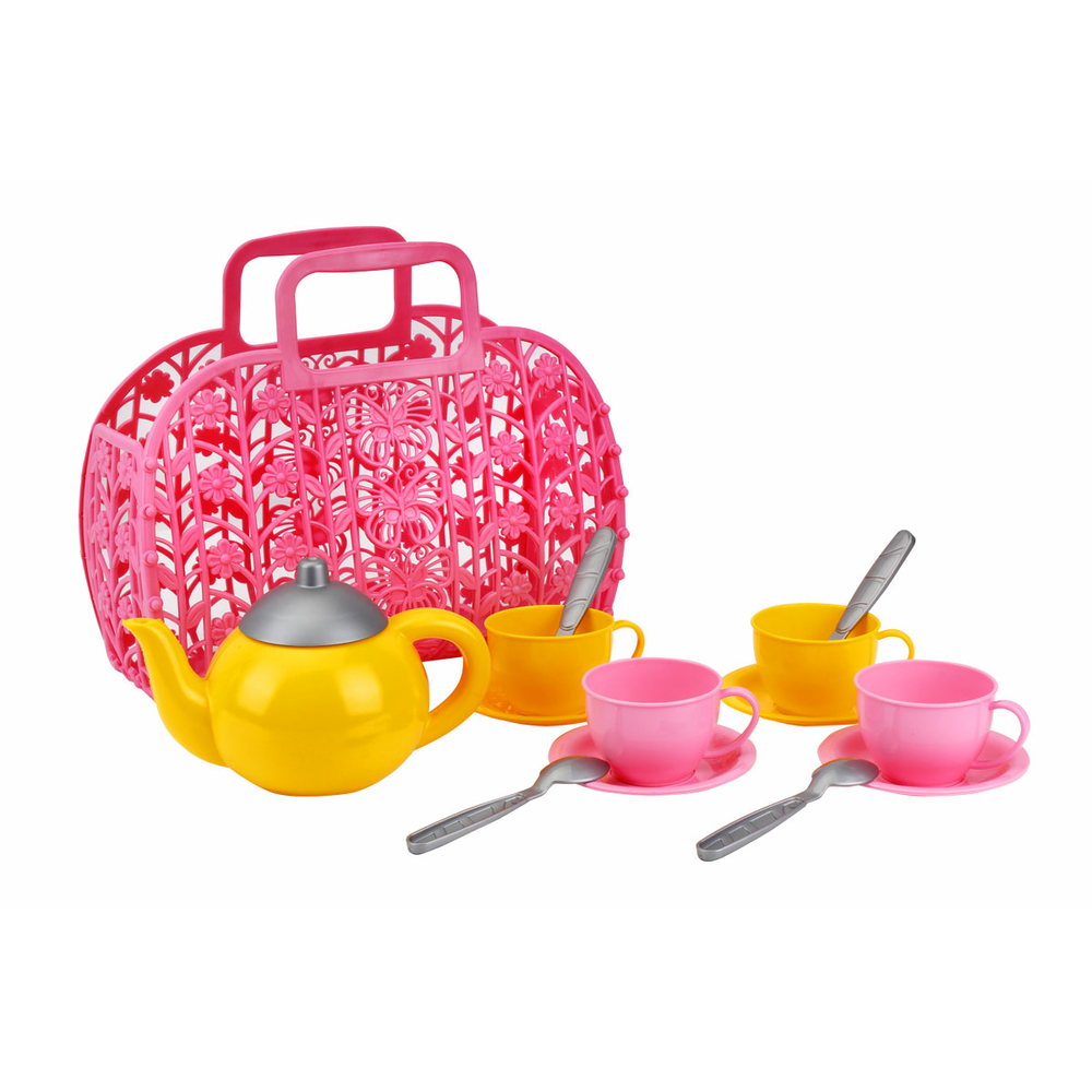 Фото, Видеообзоры іграшка "кошичок з набором посуду технок", арт.1608