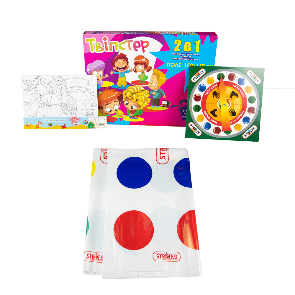 Фото, Відеоогляди розважальна гра твістер strateg твипстер українською мовою (11256)