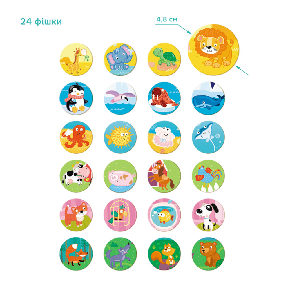 Фото, Видеообзоры настільна гра лото dodo тварини та їх середовище існування