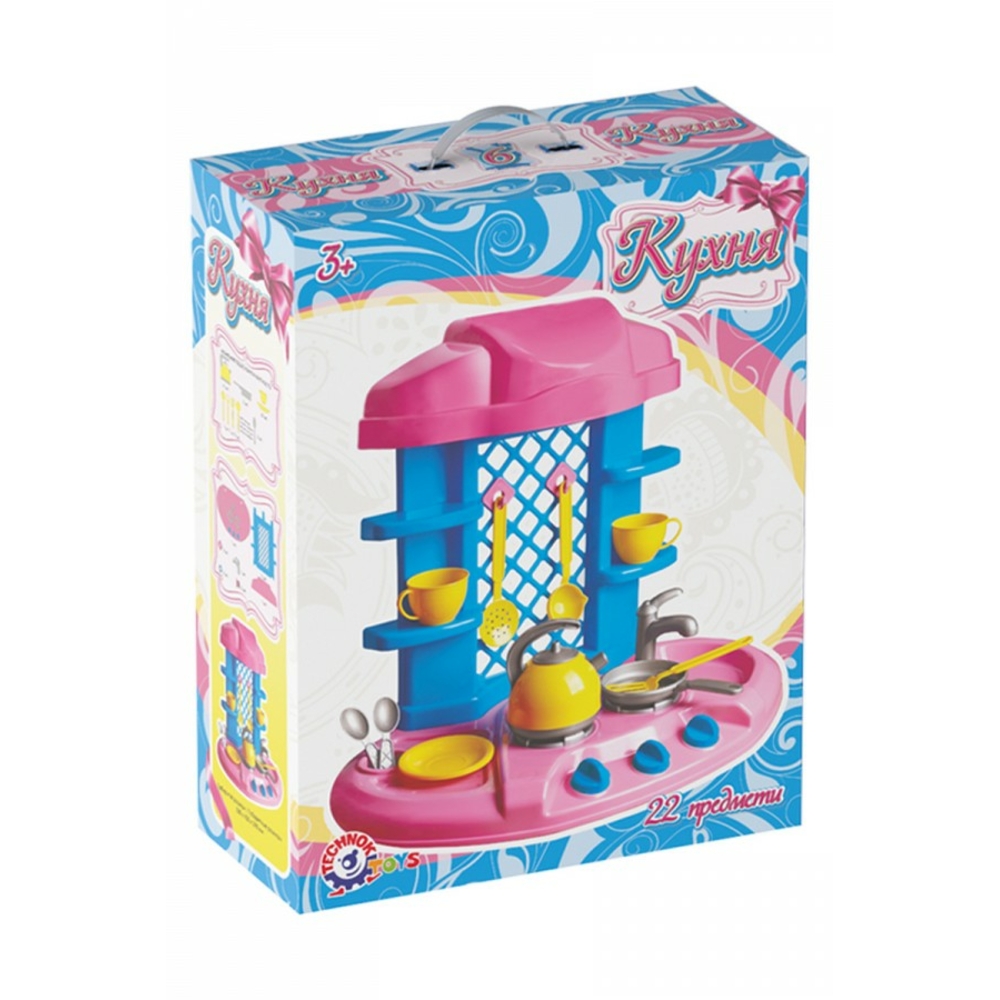Фото, Видеообзоры іграшка "кухня 6 технок", арт.1066