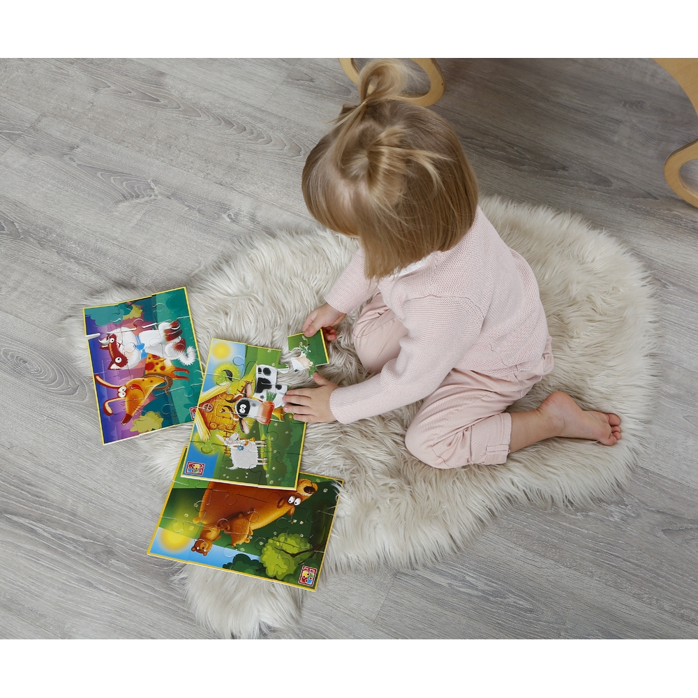 Фото, Відеоогляди гра розвиваюча vladi toys м'які пазли а5 малюк зможе "ферма"