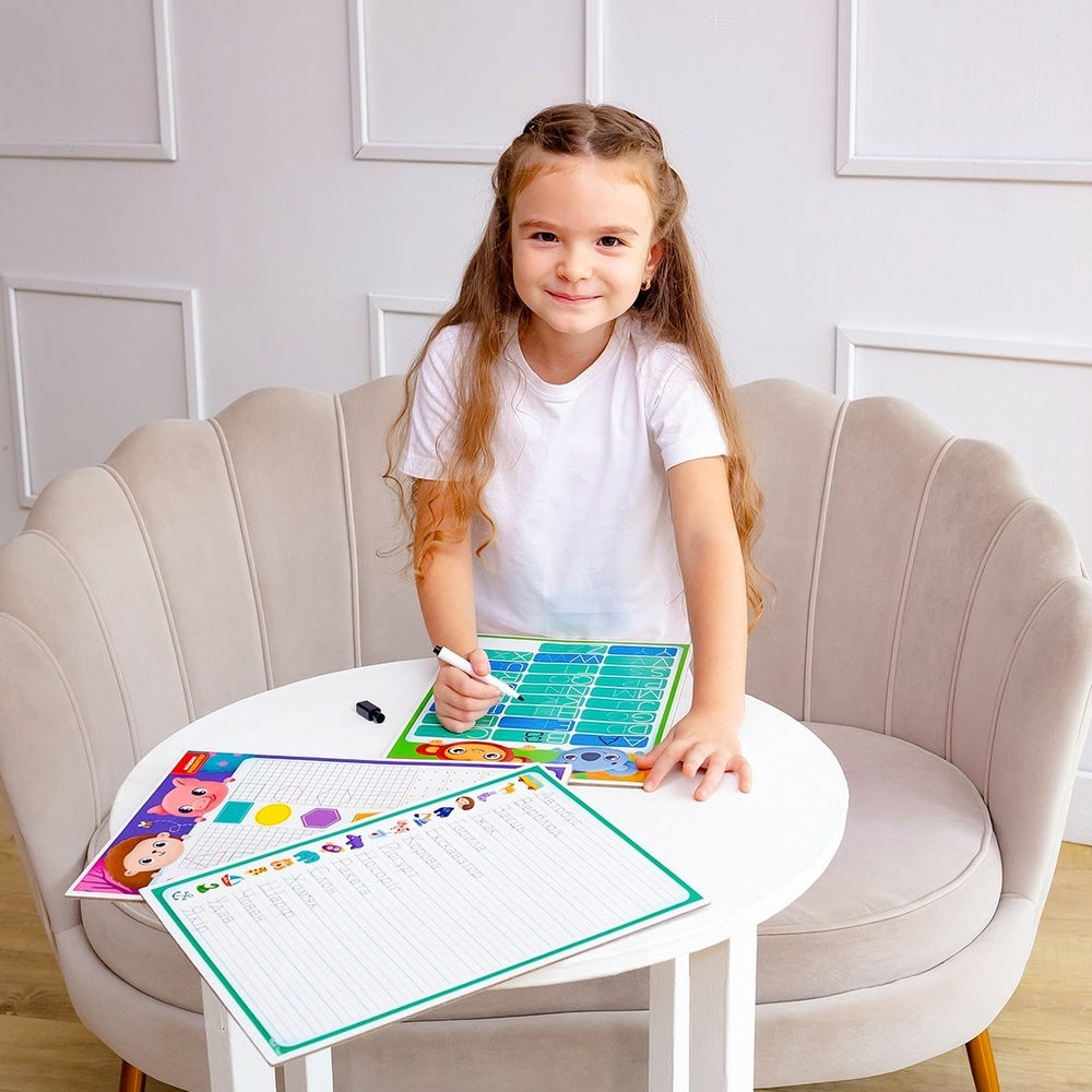 Фото, Видеообзоры дошка-тренажер «english» vt5010-28