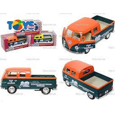 Машинка автобус KT5396W Volkswagen Bus Delivery (1963) метал.инерц.открыв.дв.кор.16*7.6*6.ш.к./96/