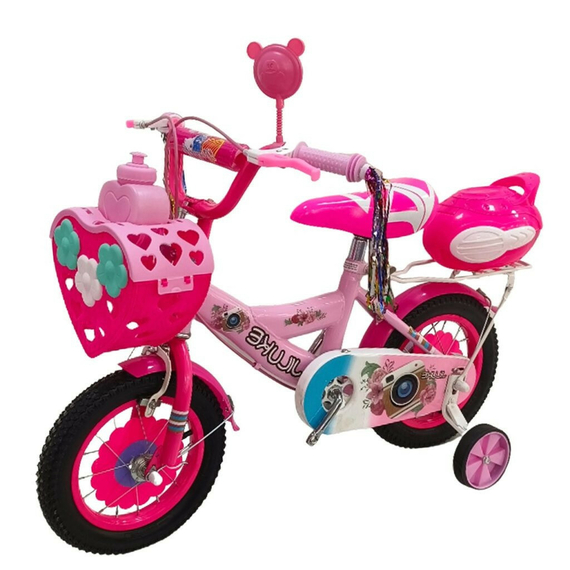 Велосипед дитячий BX-140 16" з корзиною та страхувальними колесами, 2 видів