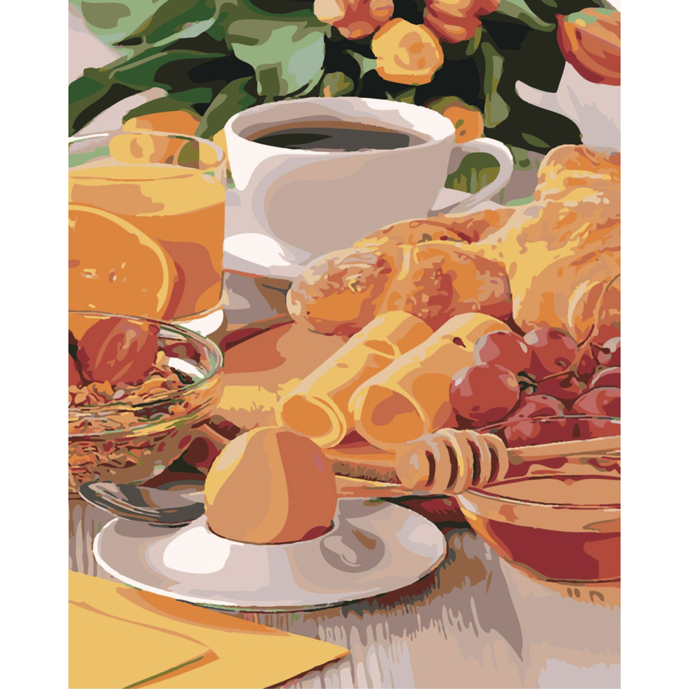 Фото, Відеоогляди картина за номерами strateg преміум цукрова насолода з лаком розміром 40х50 см sy6485