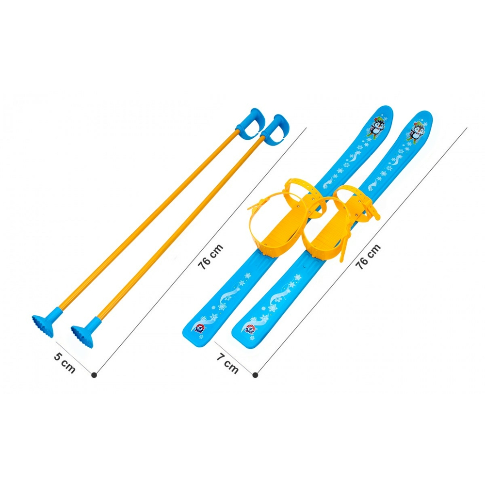 Фото, Видеообзоры лижі з палицями дитячі, арт.3350 