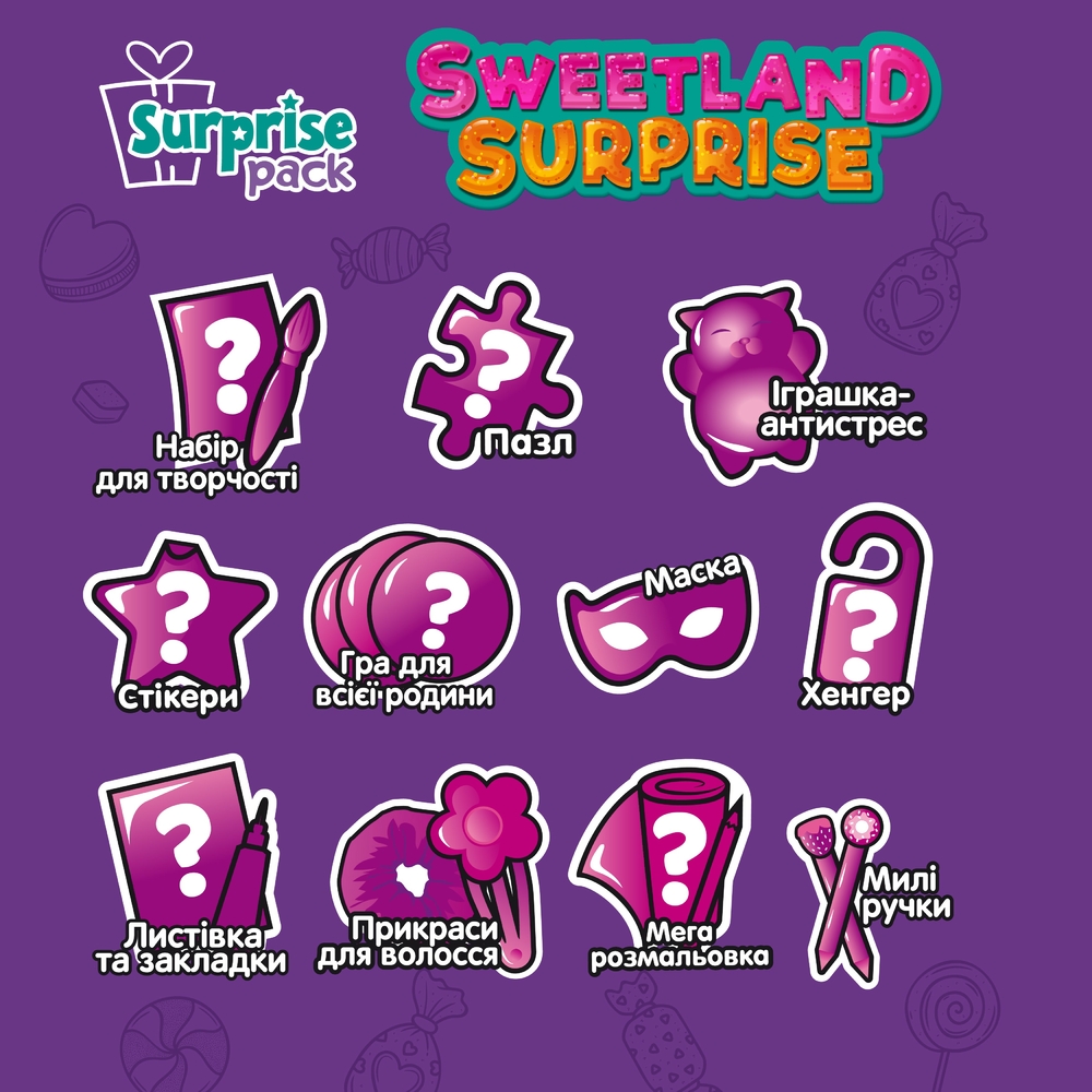 Фото, Видеообзоры набір для творчості vladi toys з сюрпризами «королівство солодощів» vt8080-04