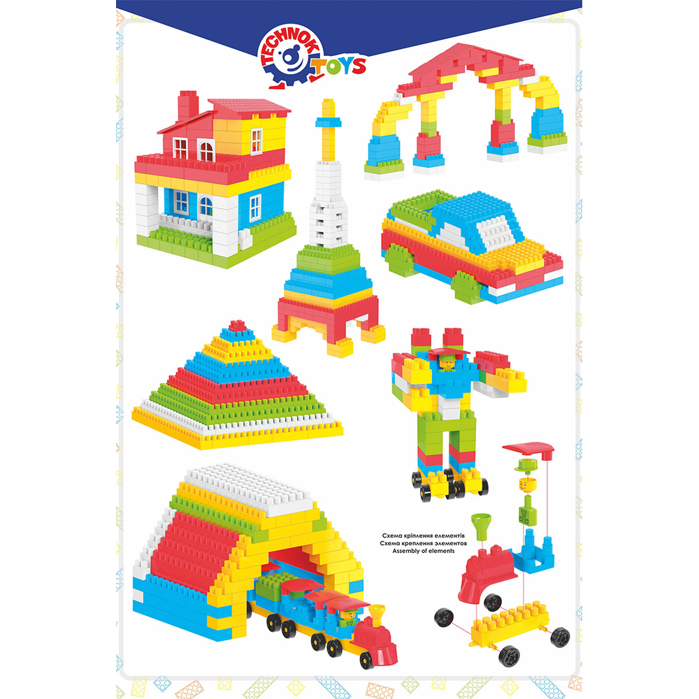 Фото, Видеообзоры конструктор "техно 6 технок", арт.0540