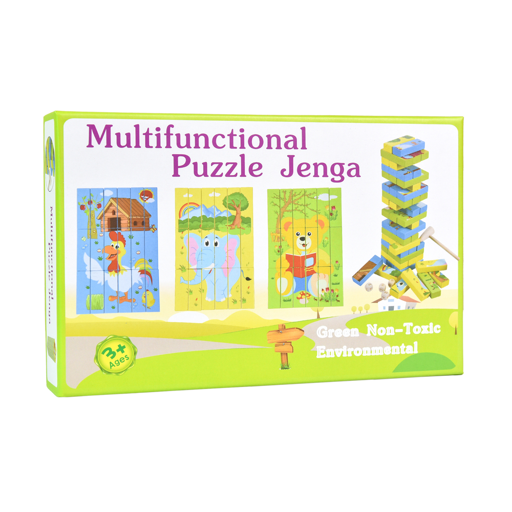 Фото, Відеоогляди дерев'яна джанга-пазл multifunctional puzzle jenga strateg (30980)