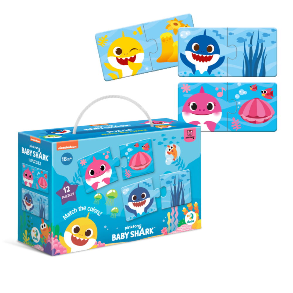 Фото, Видеообзоры пазл dodo baby shark з'єднай кольори