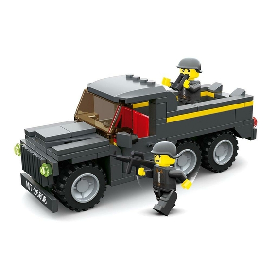 Конструктор Военный грузовик Military Truck 134 детали Wange 2660