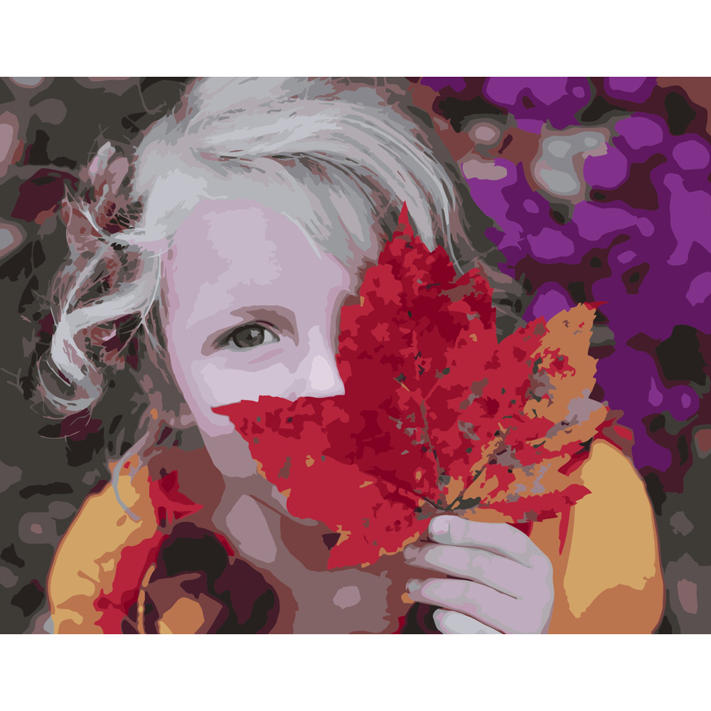 Фото, Видеообзоры картина за номерами strateg преміум осіння прогулянка розміром 40х50 см (gs278)