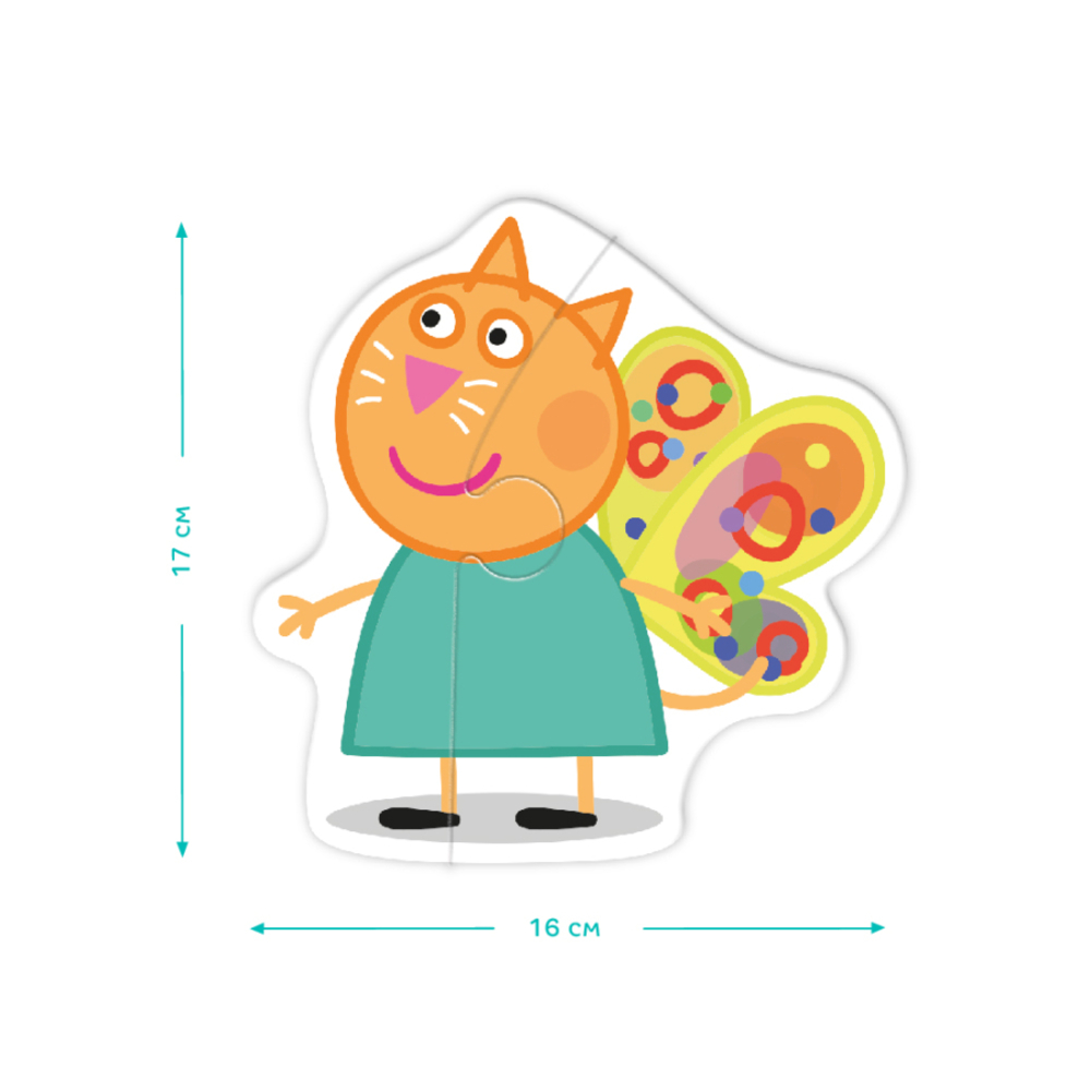 Фото, Видеообзоры пазл 3в1 dodo peppa pig пеппа та її друзі