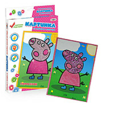 Картинка из паєток и глиттера   