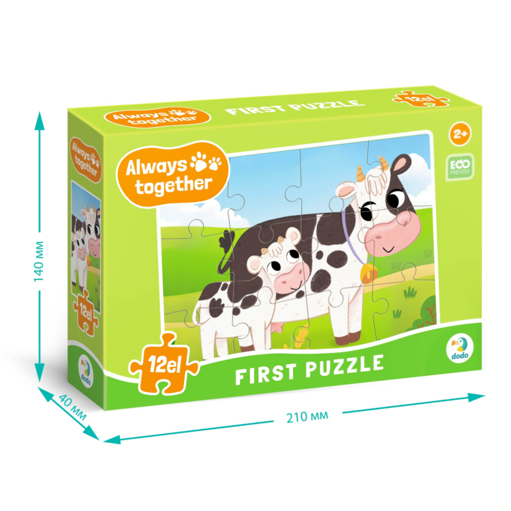 Фото, Видеообзоры пазл dodo завжди разом корівки