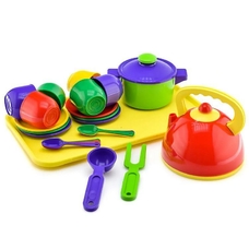 Детский Набор посуды 23 предмета Юника 0309