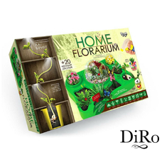 Безпечний освітній набір для вирощування рослин "HOME FLORARIUM"укр.