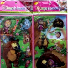 Наклейка в асортим. AD-3D (Лідер) КF