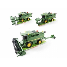 Комбайн 8989-1-2-3 (12шт) инер-й, 32см, 3 вида, в слюде, 35-23-15см