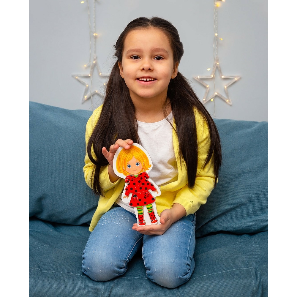 Фото, Видеообзоры гра магнітна одягалка «trendy girl» vladi toys vt3702-23