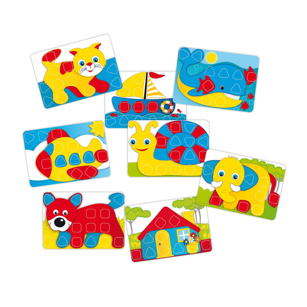 Фото, Видеообзоры набір для занять мозаїкою quercetti pixel baby