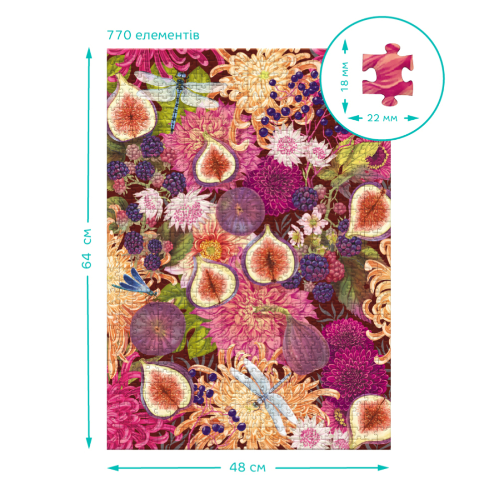 Фото, Видеообзоры пазл dodo ботаніка інжир та квіти