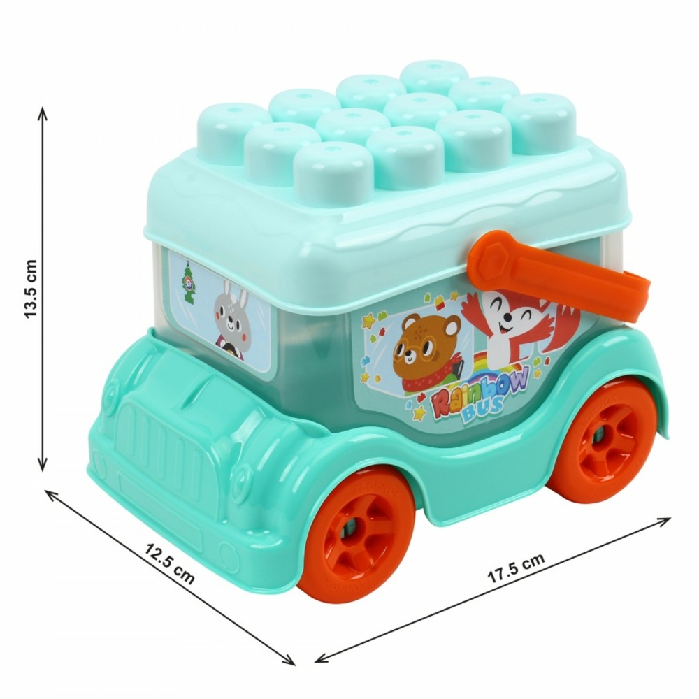 Фото, Видеообзоры іграшка "автобус-конструктор технок", арт.0396