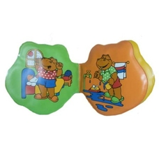Книга для ванної M 0258 U/R (288шт) 2 вида, пищалка, в кульке, 14,5-20см