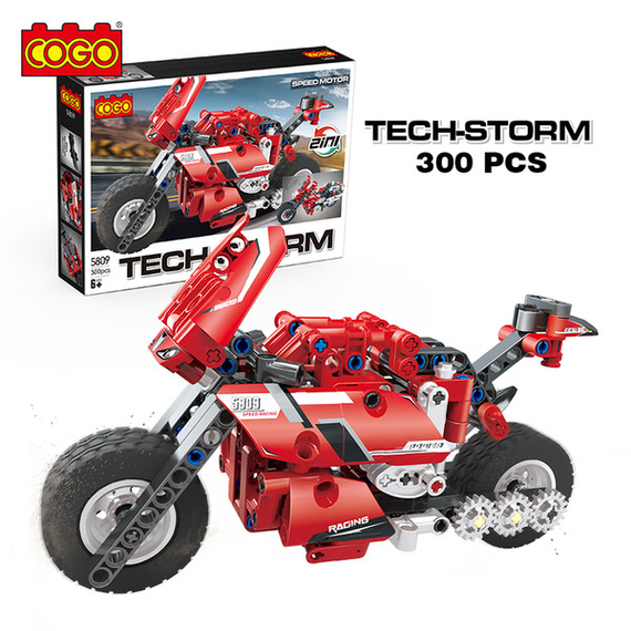 Отзывы  конструктор tech-storm 5809 2in1(байк) 300дет