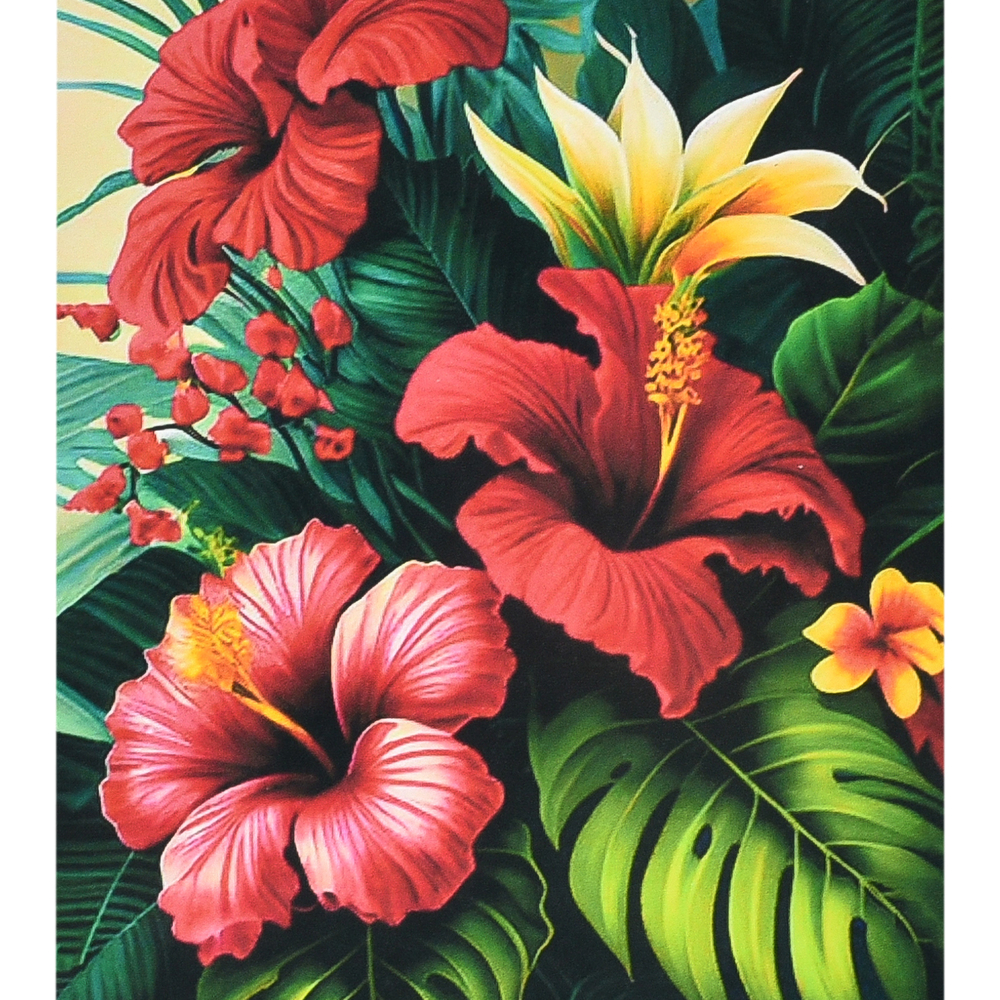 Фото, Видеообзоры алмазна мозаїка strateg преміум тропічна гармонія розміром 40х50 см (sk88294)