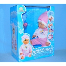 Лялька SR 881005 GD (6шт) Лялечка, аксессуары, звук, пьет, ест, писает, в кор-ке, 31,5-40,5-18см