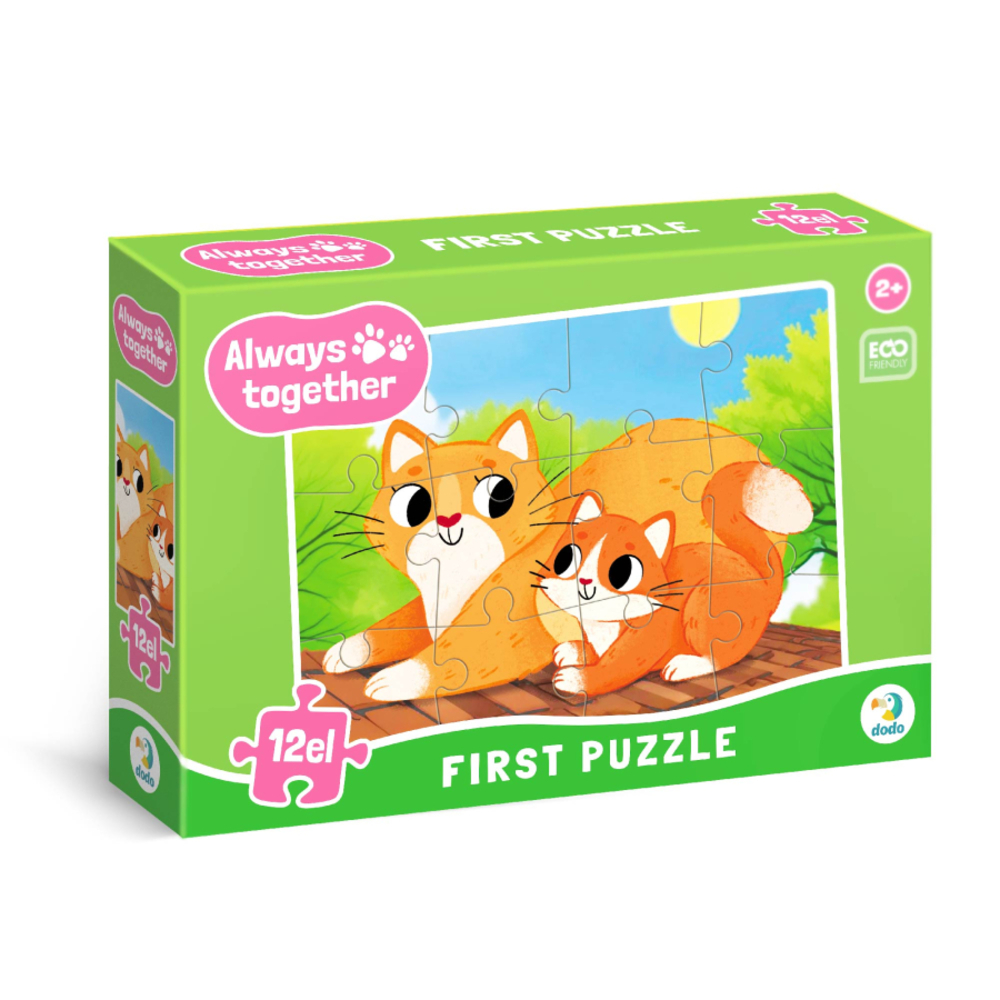 Фото, Відеоогляди пазл dodo завжди разом котики