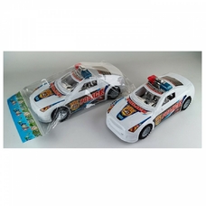 Машина 0068-2 (160шт) інерція, 19,5см, поліція, в пакеті