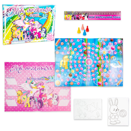 Фото, Видеообзоры настільна гра strateg мій маленький поні російською мовою (61002)